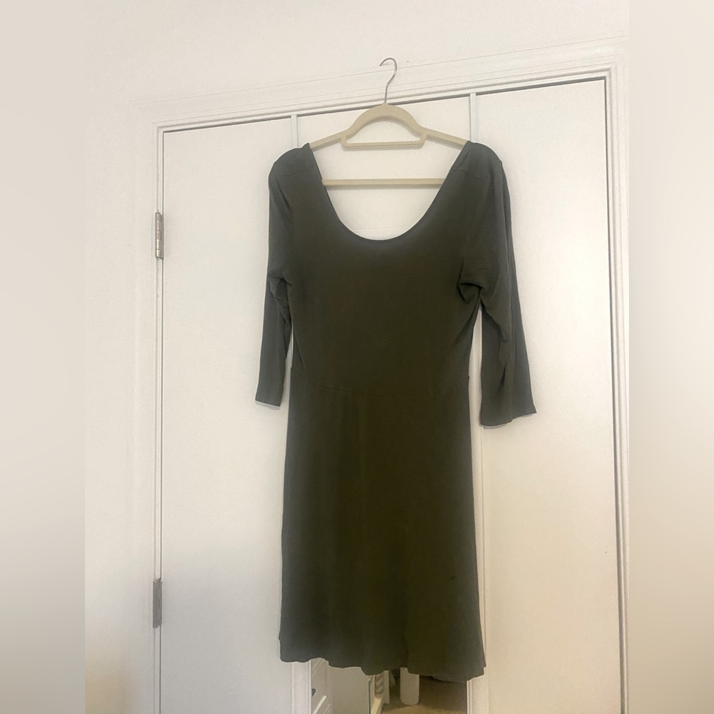 Olive green dress!